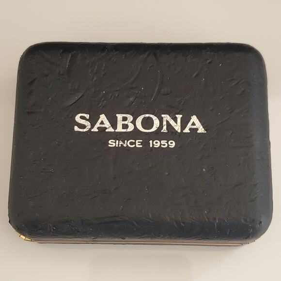 Sabona Men's Cross Bracelet‎ Stainless Steel Black Cable Magnetic Original Box - Picture 11 of 11